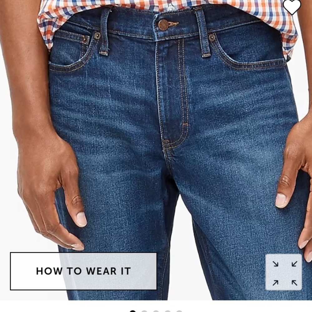 Jcrew mens athletic slim jeans